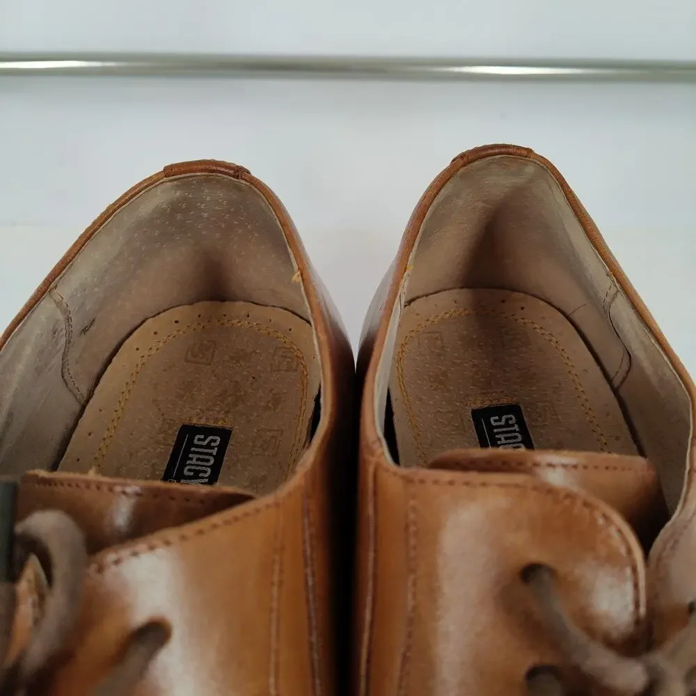 Stacy Adams Men’s Shoes Size 12M Brown Dress Leather